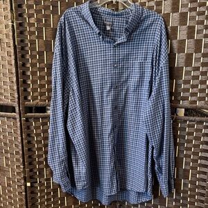 Van Heusen Blue Checkered Men's Shirt